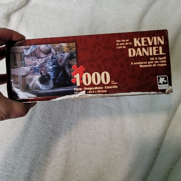 Sit a Spell cozy cat Puzzle 1000 Pieces - Picture 5 of 8